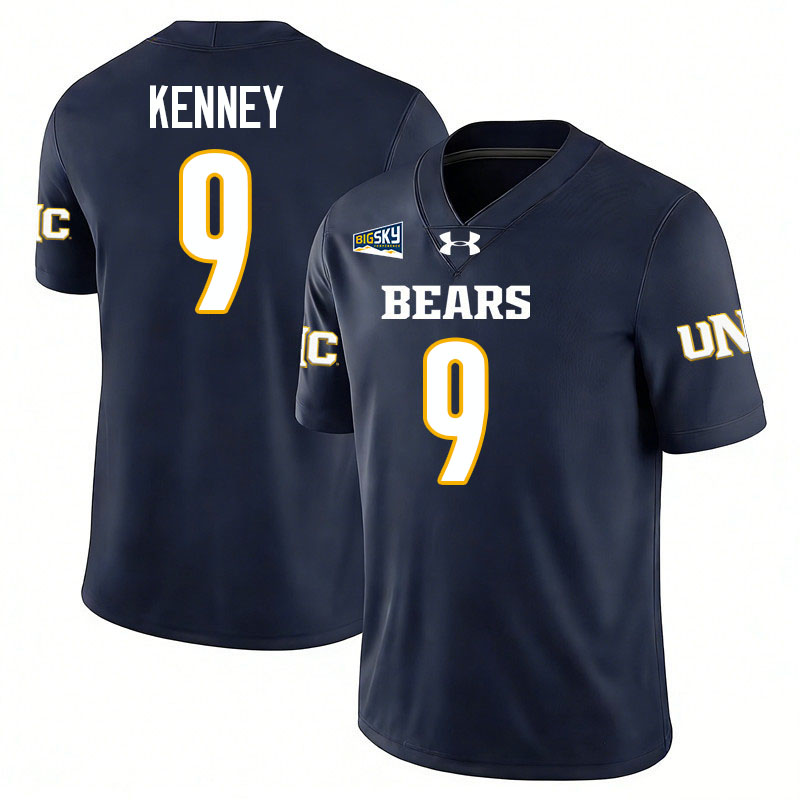 Northern Colorado Bears #9 Bill Kenney College Football Jerseys,Uniforms Stitched-Navy